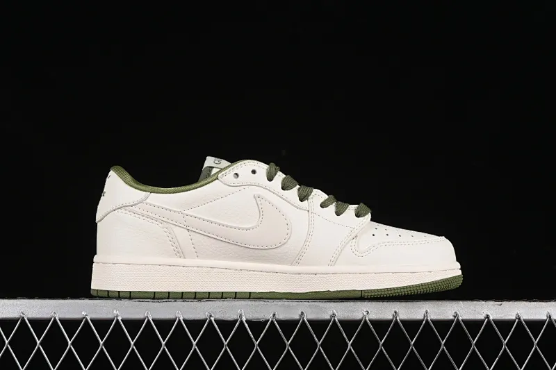 All categories Air Jordan Jordan series basketball shoes Air Jordan 1 Low High-end customized low-top sneakers Travis Scott x Fragment Design x Air Jordan 1 Low OG SP AJ1 Joe 1 Gucci joint-off-white fresh green low-top cultural casual sneakers DM6688-606